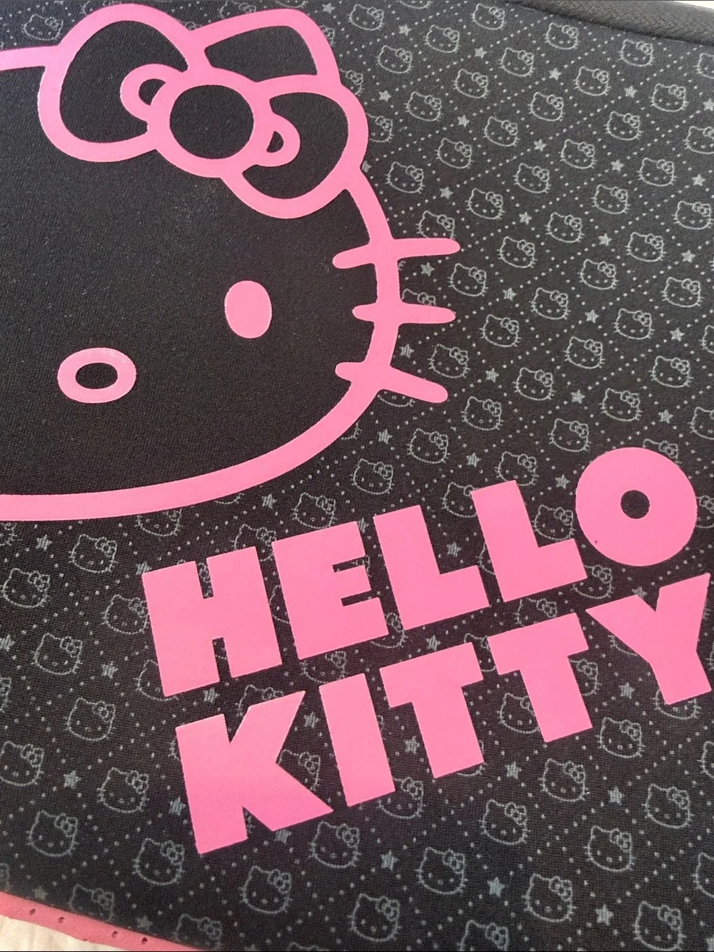Hello Kitty Black & Hot Pink Neoprene Tablet Sleeve